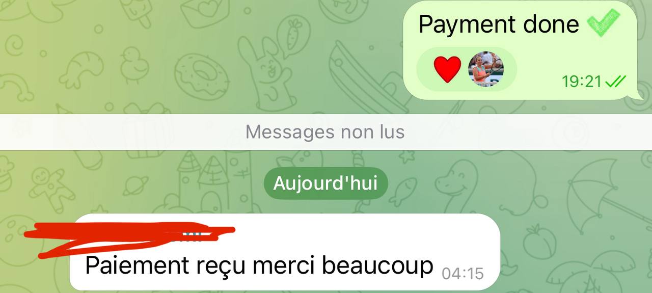 Preuve de paiement 1