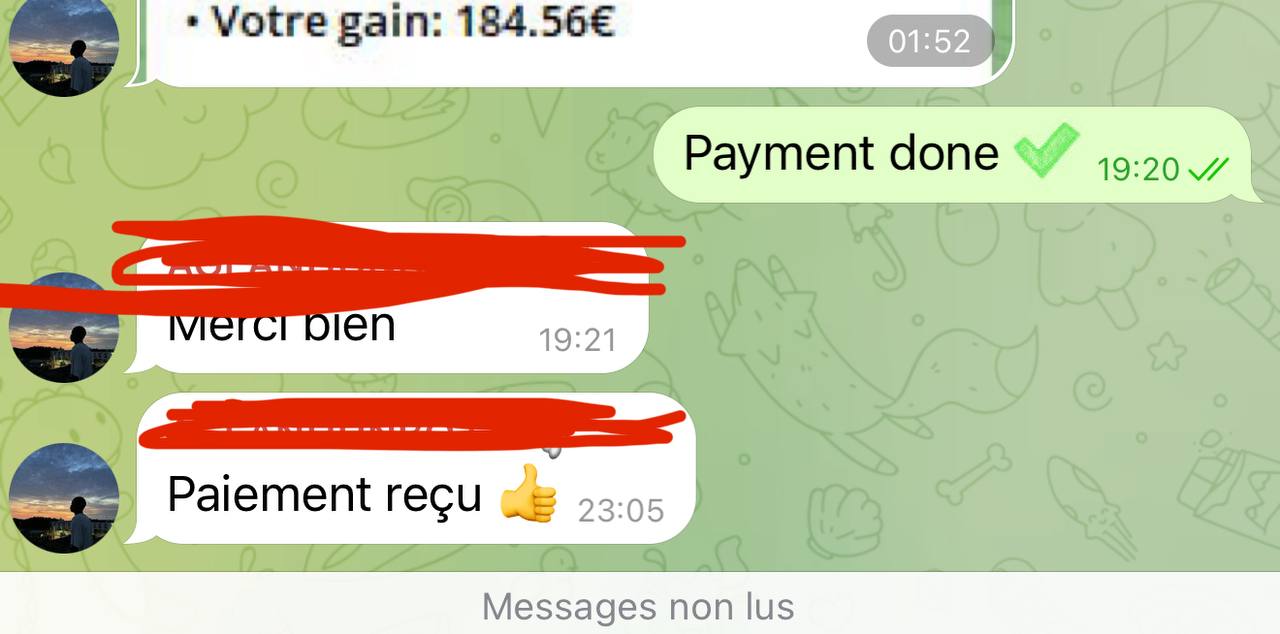 Preuve de paiement 2